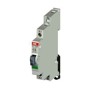 Вимикач кнопковий ABB E217-16-10D220 з індикацією 16А 1НВ 60-220В DC зелений 2CCA703167R0001 фото
