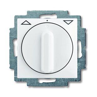 Вимикач жалюзі поворотний 1P+N+E без фіксації ABB Basic-55 слонова кістка 2723 UCDR-92-507 2CKA001101A0923 фото