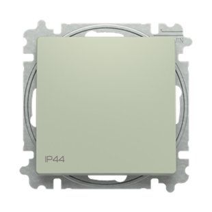 Кнопка 1-на IP44, ABB, ZONI (оливковий матовий), 3559T-A86940 243 2CHT598694A6243 фото