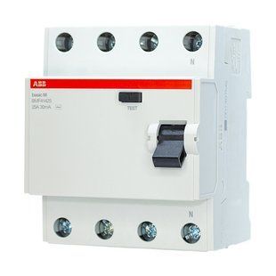 Дифференциальное реле (УЗО) ABB 25/4/0,03 BMF41425 Basic M 2CSF604041R1250 фото