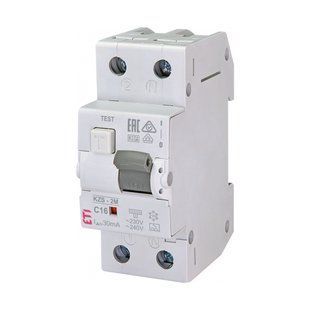Дифавтомат ETI KZS-2M C 16/0,03 тип A (10kA) KZS-2M 2173224 фото