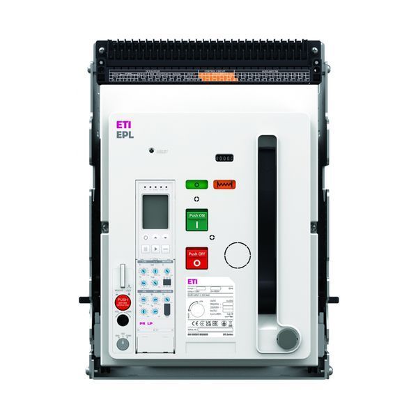 Повітряний автоматичний вимикач викочувальний ETI EPL-08 3H AD/M2C2S2/PR-LP (3P, 800A, D/O, Frame "A", 65kA) 4695701 фото